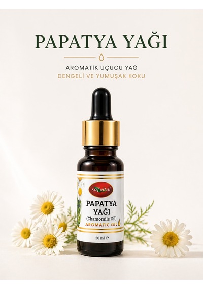 Papatya Yağı 20 Ml Aromatik Uçucu Yağ Rahatlatıcı Koku Difüzör Buhurdanlık Kullanımı