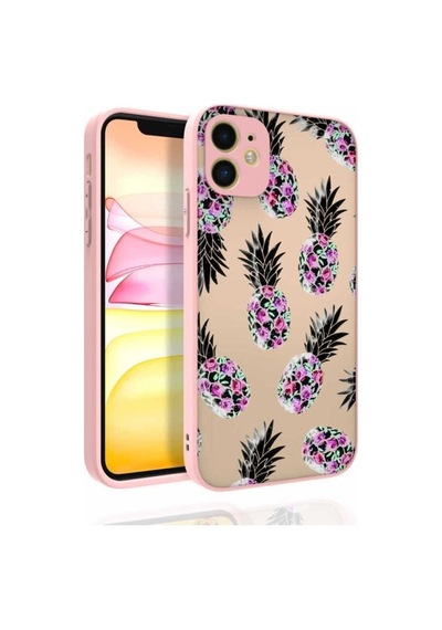 Apple Uyumlu iPhone 11 Kılıf Desenli Kamera Korumalı Parlak Zore Nora Kapak NO1