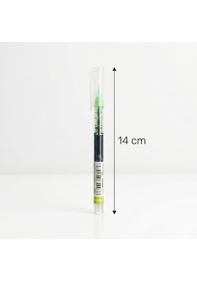 12 Adet Hızlı Kuruyan Nötr Renk Tükenmez Kalem - 0.5mm İğne Uçlu Çok Renkli