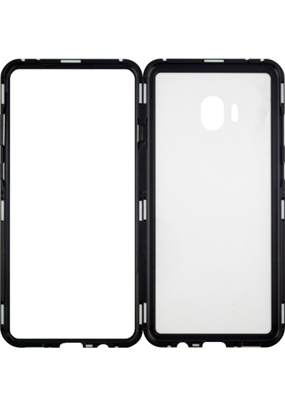New Case Samsung Galaxy J400 J4 Uyumlu Arka Koruma Arka Koruma Kılıf - Mavi Mavi