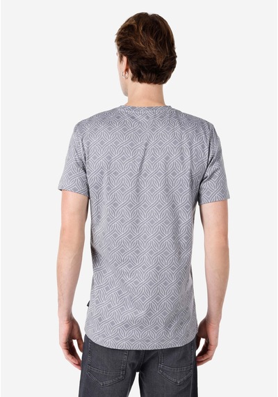 Colin's Colins Regular Fit Yuvarlak Yaka Baskılı Erkek Gri Kısa Kol Tişört Cl1068398 Q1.v1 Gra Gri