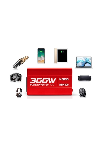 Kobb Kbn300 12v/220v 300watt Modifiye Sinüs Dönüştürücü İnvertör Fr Kbn300
