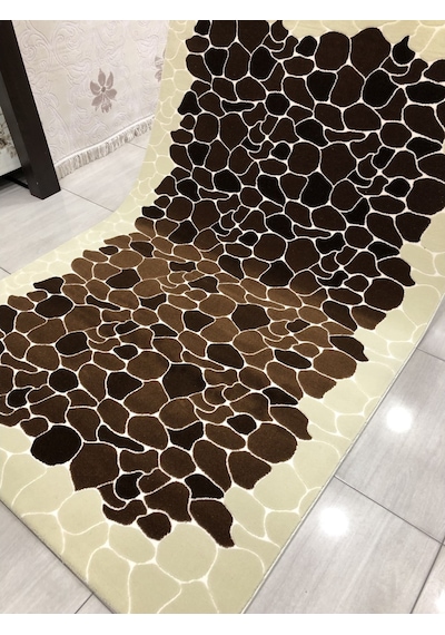 Saray Halı Klasik 10698 V 150X230 Kahve Krem 4 M2 Halı !