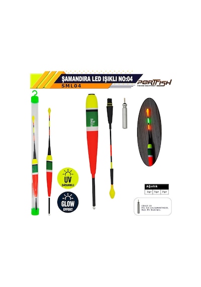 Portfish Şamandıra Led Işıklı No:04 3gr