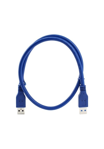 Alfais 5253 Usb 3.0 Erkek Erkek Ara Bağlantı Kablosu Uzatma Ekleme 1 Metre