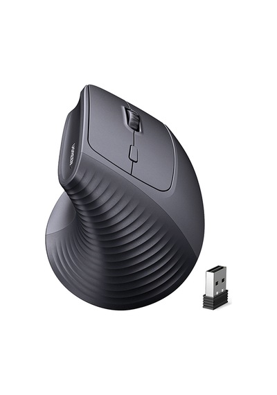 Ugreen Dikey Ergonomik Fare Kablosuz Bt 5.0+2.4g 5 Düğmeli, 1000/1600/2000/4000 Dpı Mouse, Siyah, 55916 -