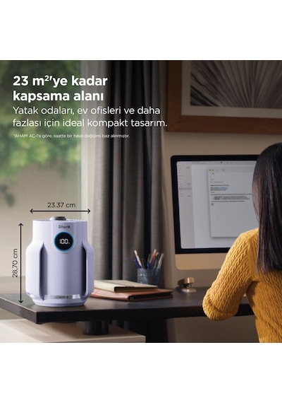 Shark Neverchange5 Compact Pro Hava Temizleyici Lavender Mor