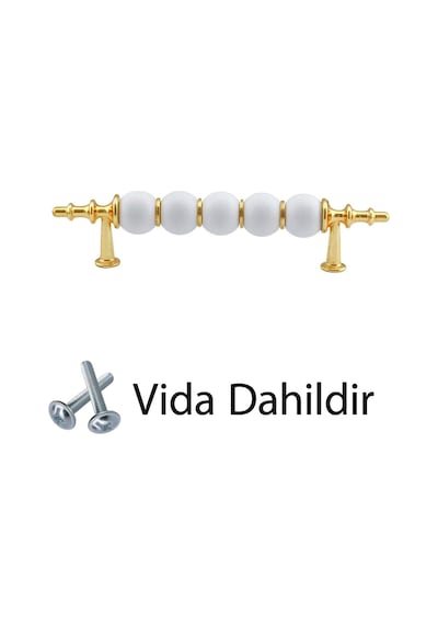 İnci Kulp 96 Mm Altın Gold Mutfak Kulpu Çekmece Dolap Kapak Kulbu Metal Mobilya Dolabı Kulpları