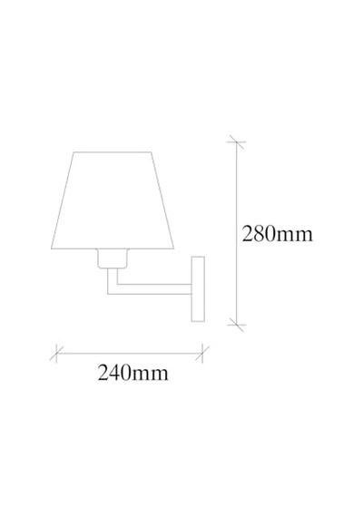 Şık Eskitme Metal Aplik E27 Duvar Aydınlatma 19x24x28 Cm Oturma Odası, Bej-4655 Diğer