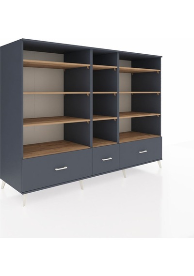 Kronos Dolap 12 Raflı 3 Çekmeceli 220x59x163 Antrasit-çam/antras Antrasit-çam/antrasit Kronos Dolap 12 Raflı 3 Çekmeceli 220x59x163 Antrasit-çam/antras Antrasit-çam/antrasit