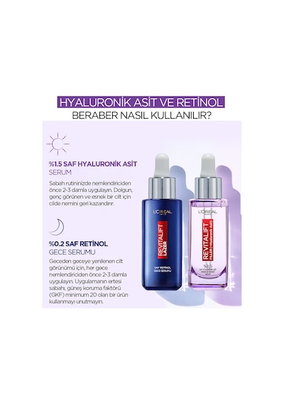L'Oreal Paris Revitalift Filler %1.5 Saf Hyaluronik Asit   Serum 30 ML