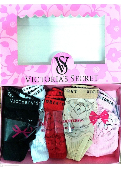 Victoria'S Secret Victoria"s Secret Dantelli Külot Takım 5"li Set Çok Renkli