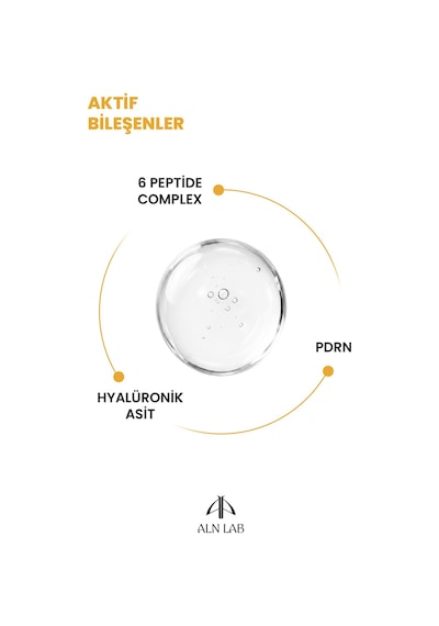 Aln Nab Pdrn, 6 Peptide Complex Göz Çevresi Serumu 15 Ml, Soğuk Rollerball Başlıklı Anti-aging Bakım, İnce Çizgi, Kırışıklık, Göz Altı Torbası Ve Morl