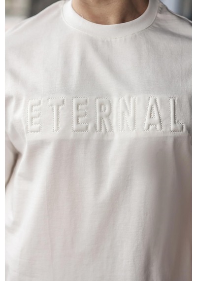 Beyaz Erkek Şort T-shirt Takım E7347