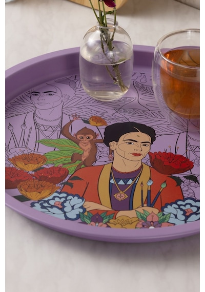 Karaca  Frida Metal Yuvarlak Tepsi 35 Cm