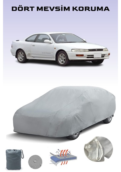 Toyota Levin Uyumlu Araba Brandası, Oto Branda, Araba Çadırı, Su-güneş Geçirmez Gri