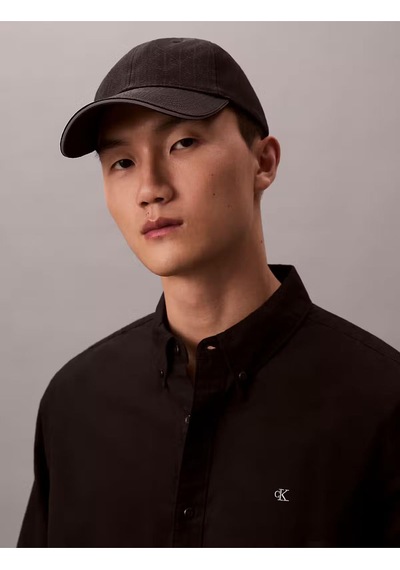 Calvin Klein Erkek Logolu Ayarlanabilir Spor Tasarım Siyah Spor Şapka-14795