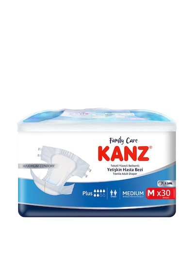Kanz Yetişkin Hasta Bezi Medium / 30 Adet M