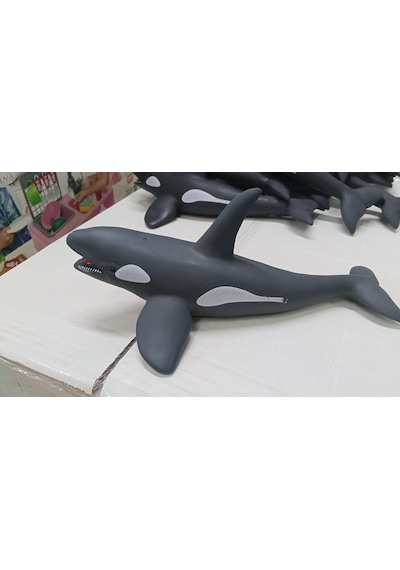 Plastik Oyuncak Büyük Boy Hayvan Orka Katil Balina 23 Cm