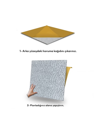 Tink Kendinden Yapışkanlı Keçe Karo Zemin Ve Duvar Kaplama Leopar Desenli Gri 48x48 Cm 4 Adet 0,92 M² 4 Adet 0,92 M²