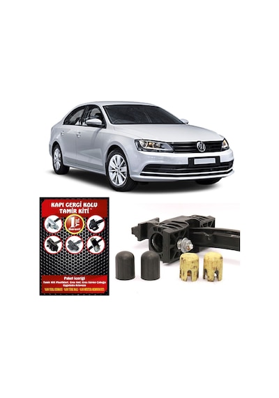Barrer Volkswagen Jetta Kapı Gergi (Limitör) Tamir Kiti 2 Set 2010-2018