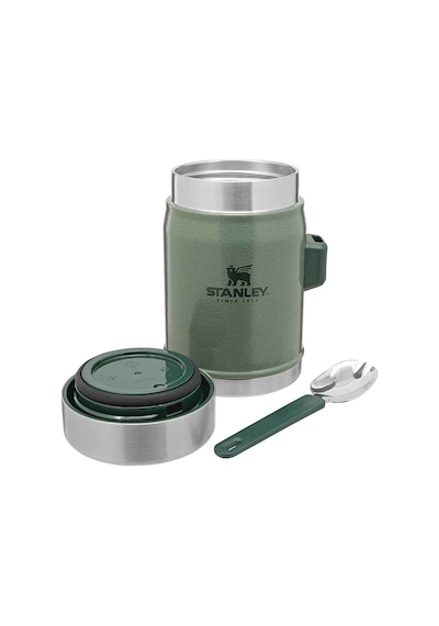 Stanley Klasik Paslanmaz Çelik Yemek Termosu Kaşıklı 0.40 L Yeşi
