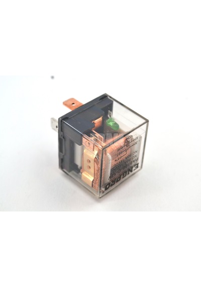 Şeffaf Mini Röle Şeffaf Yeşil Ledli 60A 12V 5T Eng
