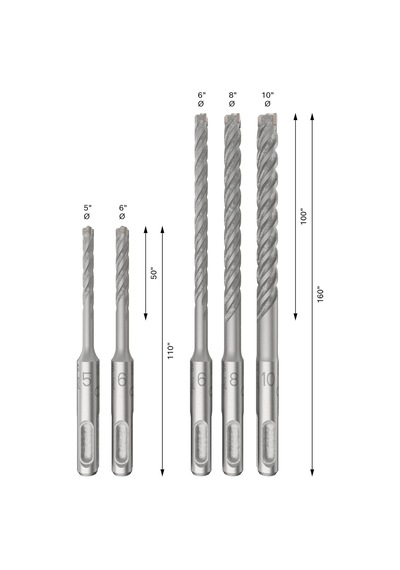 Sds Plus-5 X: Set 5 Uds: 5, 6, 6, 8, 10 5