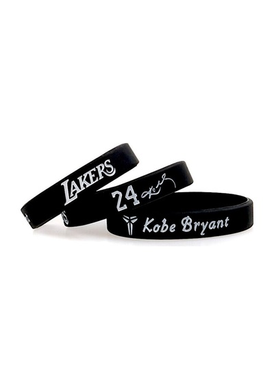 Kb Siyah Basketbol Nba Bileklik 24 Siyah Siyah