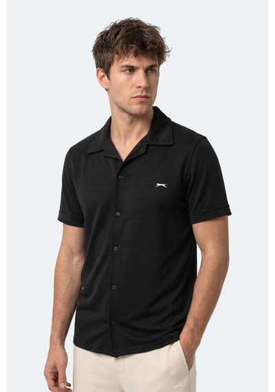 Slazenger Katelın Erkek Siyah Gömlek