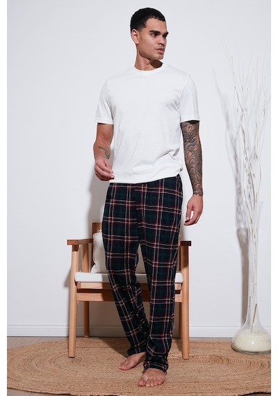 Buratti Pamuklu Regular Fit Normal Bel Düz Paça Cepli 2'Li Paket Erkek Pijama Altı 6574003S2 Yeşil-Yeşil Buratti Pamuklu Regular Fit Normal Bel Düz Paça Cepli 2'Li Paket Erkek Pijama Altı 6574003S2 Yeşil-Yeşil