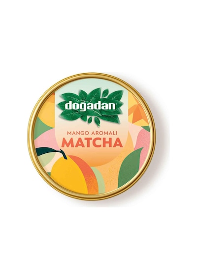 Doğadan Mango Aromalı Matcha Yeşil Çay Tozu 25 G