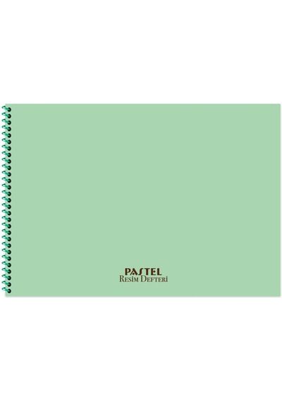 Keskin Color 35x50 20 Yaprak Spiralli Plastik Kapak Pastel Resim Defteri