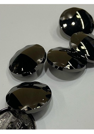 Metal Düğme/trençkot Ceket Boyu/ 6 Lı Set/2,3 Cm/jx015/siyah