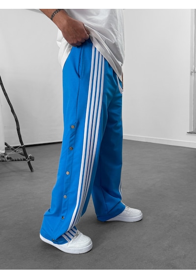 Cocopelli Şeritli Mavi Erkek Baggy Pantolon Coc1061 Mavi