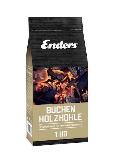 Enders Dumansız Mangal için Kayın Kömürü 1Kg