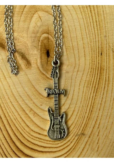 Paytak Moda Trivium Rock Metal Grup Zincir Kolye Pytkznkly204 Gümüş