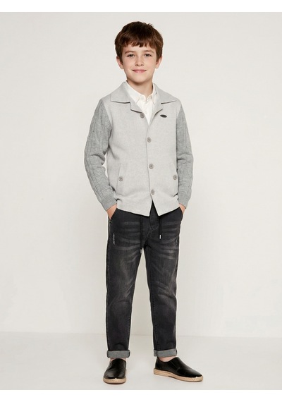 Xo Kids Erkek Çocuk 4lü Alt Üst Takım 6-9 Yaş 13202 Gri