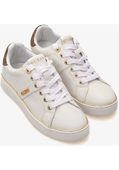 Guess Britz Kadın Sneaker Flfbtzele12 Beyaz