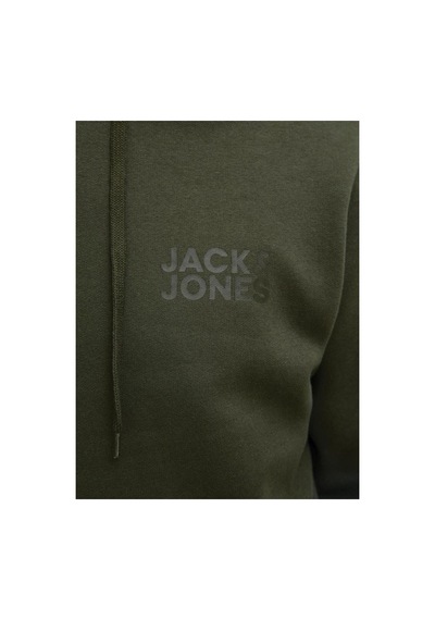 Jack & Jones 12152840 Jjecorp Logo Sweat Hood Noos Erkek Hoodie Sweatshirt Haki