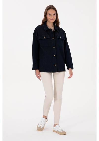 U.s. Polo Assn. Kadın Lacivert Gömlek Örme 50314224-vr033 Lacivert
