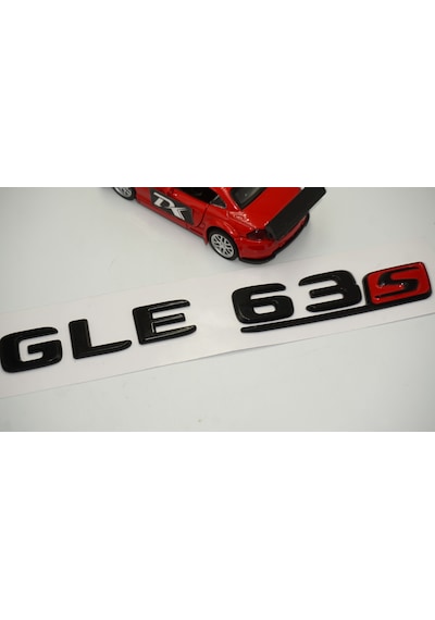 GLE63S Bagaj Parlak Siyah ABS 3M 3D Yazı Logo