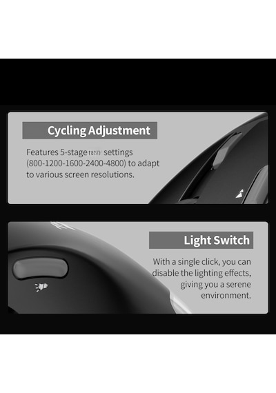 Maiyame Zelotes F-33 Bluetooth 2.4G Kablosuz Oyuncu Mouse
