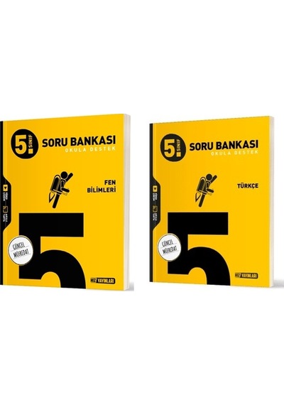 Hız 2025 5. Sınıf Türkçe + Fen Bilimleri Soru Seti 2 Kitap