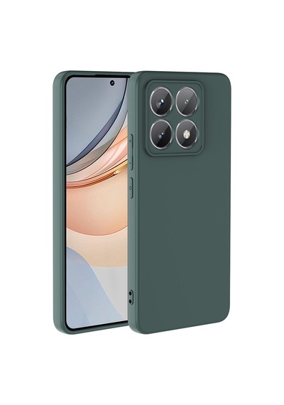 Zore Xiaomi 14t Uyumlu Kılıf Nvth Mara Lansman Kapak-koyu Yeşil