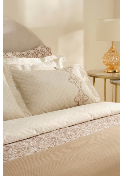 Karaca Home Luvina 8 Parça Çift Kişilik Summer Set Bej Bej