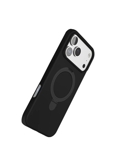 Apple İphone 17 Pro Max Regal Magsafe Standlı Kapak - Siyah 0.2M-Çok Renkli
