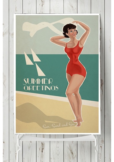 Summer Vintage Poster