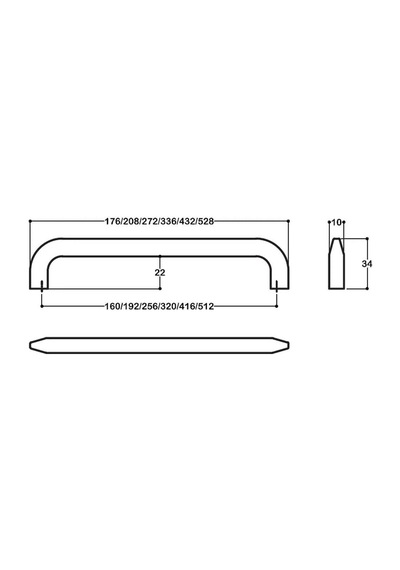 System Mobilya Kulbu Nikel Saten 160mm Kulp Sy8682 0160 Nb Çok Renkli