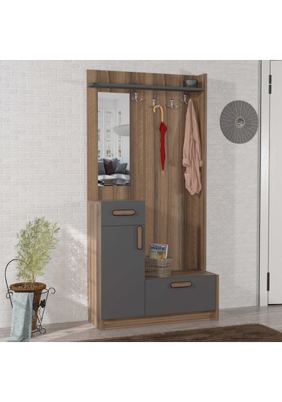 Abre Vm-36 Antrasit Gri Portmanto Vestiyer Abre Vm-36 Antrasit Gri Portmanto Vestiyer